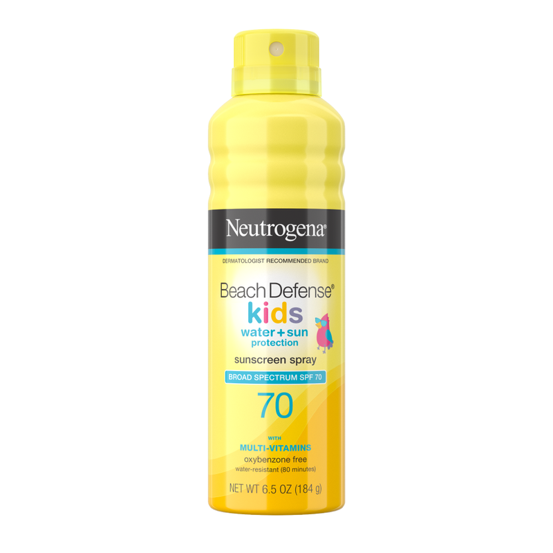 Neutrogena Neutrogena Beach Defense Kids Sunscreen Spray Spf 70, 6.5 Oz Sunscreen Khaki