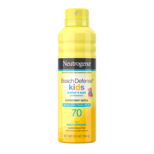 Neutrogena Neutrogena Beach Defense Kids Sunscreen Spray Spf 70, 6.5 Oz Sunscreen Khaki