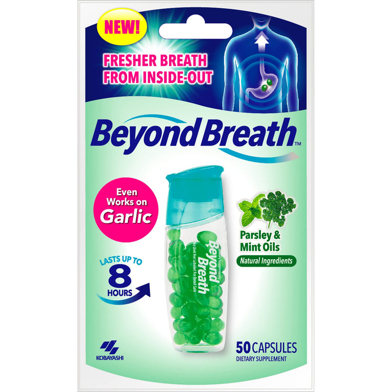Beyond Breath Beyond Breath® Internal Breath Freshener – Parsley & Mint 50 ct Oral Care White Smoke