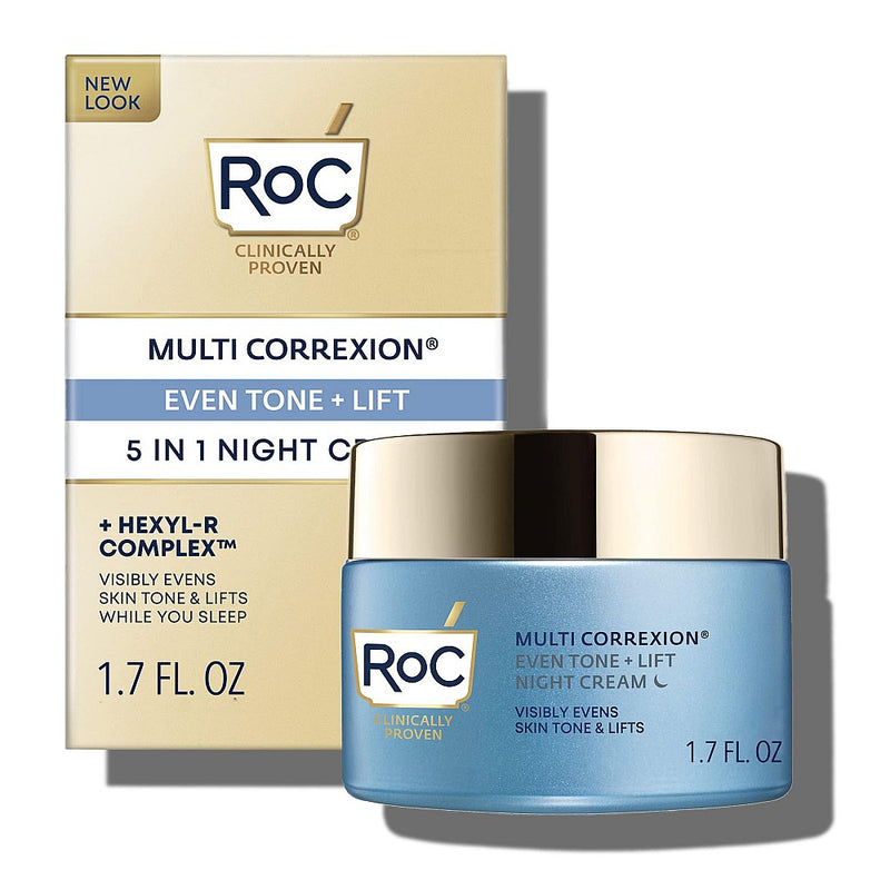 RoC RoC Multi Correxion 5 In 1 Anti-Aging Facial Night Cream, 1.7 Oz Health & Beauty White Smoke