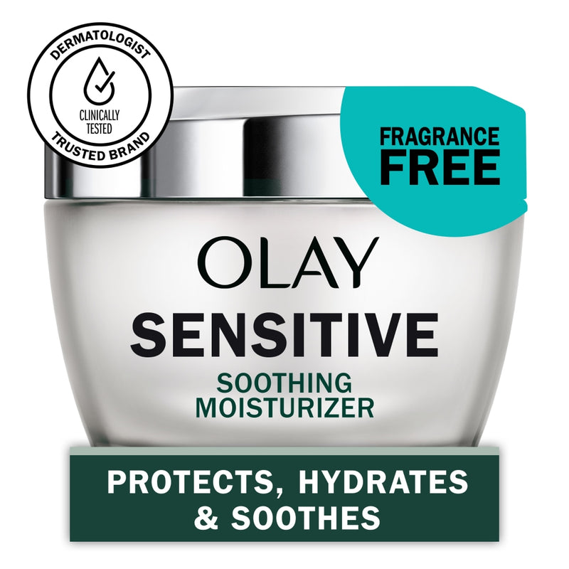 Olay Olay Sensitive Face Moisturizer Cream - 1.7 Oz Lotion & Moisturizer White Smoke