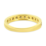 Bids.com IGI Certified 1/2 Cttw Diamond 10K Yellow Gold Prong Set Beaded Milgrain Band Style Ring (J-K Color, I2-I3 Clarity) - Size 7 Rings White Smoke 7 / Yellow.Gold,6 / Yellow.Gold,8 / Yellow.Gold,9 / Yellow.Gold