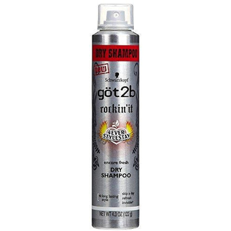 Got2b Got2b 2b Rockin It Fresh Dry Shampoo 4.3 Oz Can Shampoo Dim Gray