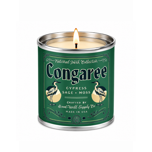 Good & Well Supply Co Congaree National Park Candle Candles Royal Blue Half Pint / 8oz / Cotton Wick,Pint / 14oz / Cotton Wick