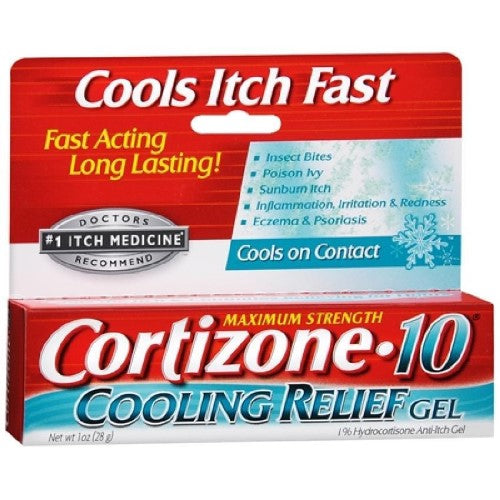 Cortizone 10 Cortizone 10 Cooling Relief Get, 1 Oz Cooling Racks White Smoke