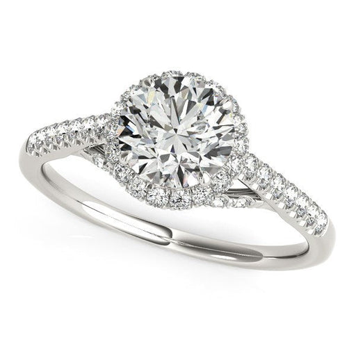 Bids.com 14k White Gold Round Cut Pave Set Shank Diamond Engagement Ring (1 3/8 cttw) Rings White Smoke 3 / White Gold,3.5 / White Gold,4 / White Gold,4.5 / White Gold,5 / White Gold,5.5 / White Gold,6 / White Gold,6.5 / White Gold,7 / White Gold,7.5 / White Gold,8 / White Gold,8.5 / White Gold,9 / White Gold