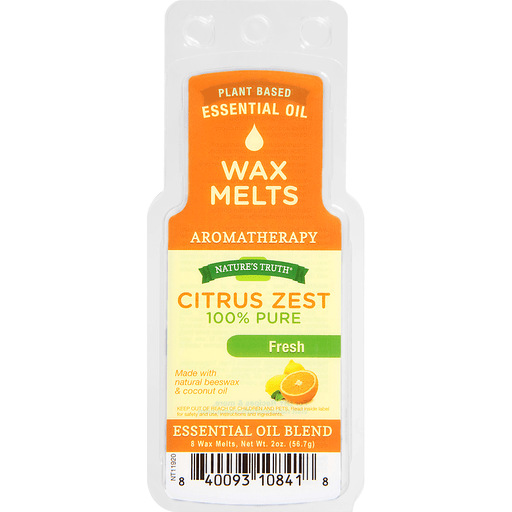 Nature's Truth Nature's Truth Fresh Citrus Zest Wax Melts 8 Ct Pack Wax Tarts Lavender