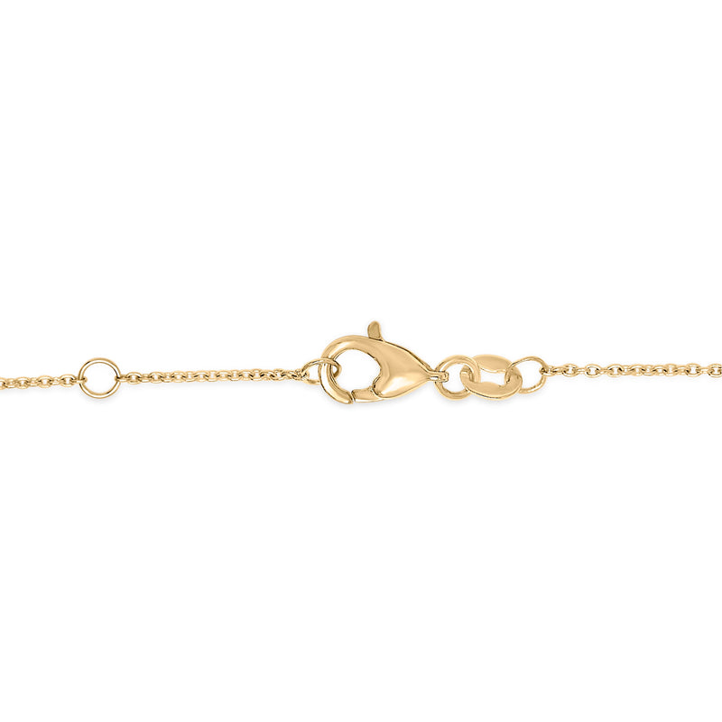 Bids.com 14K Yellow Gold Alternating Green Emerald and Diamond Bezel Station Chain Bracelet - Size 7.5 inch Bracelets White Smoke Yellow.Gold / 7.5