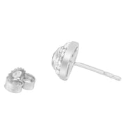 Bids.com 14K White Gold 1/3 cttw Round Cut Diamond Earrings (H-I, SI2-I1) Earrings White Smoke White.Gold / 0.3