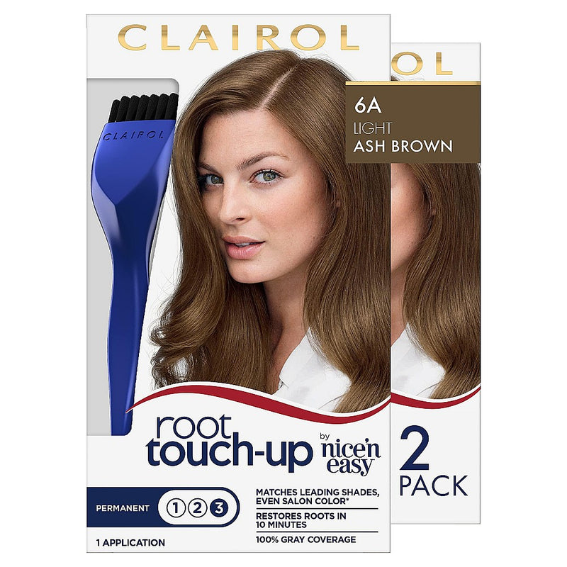 Clairol Clairol Permanent Hair Color, Light Ash Brown Shades 6A Hair Color White Smoke