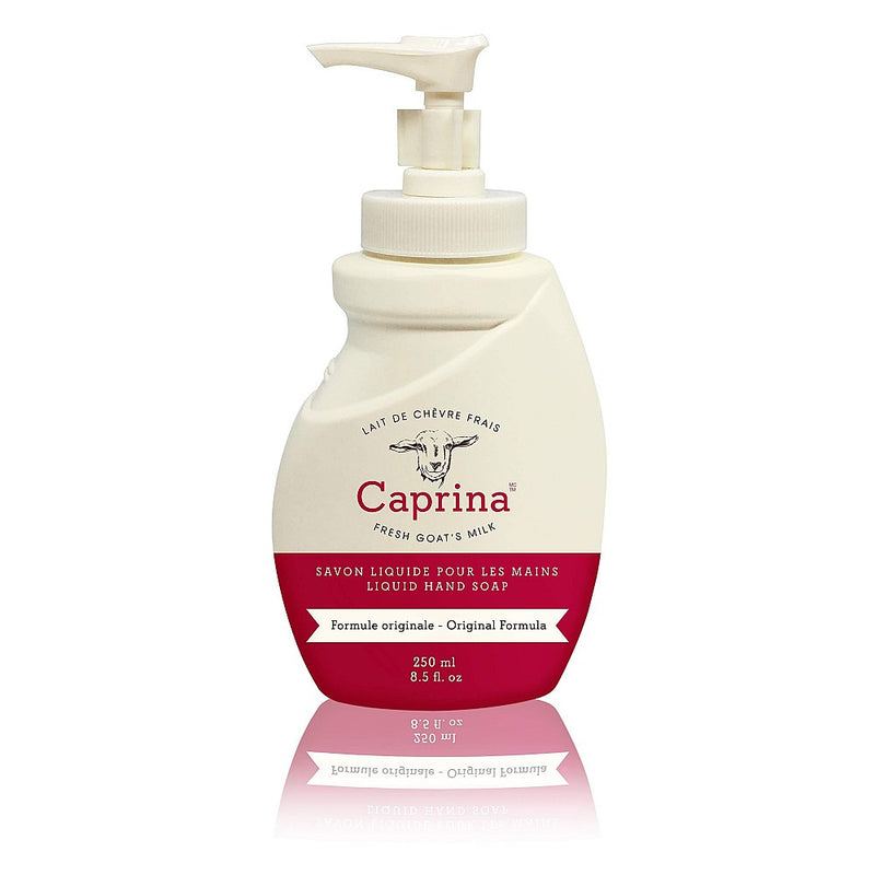 Caprina by Canus Caprina by Canus Liquid Hand Soap Pump, Original, 8.5 Fl Oz Liquid Hand Soap White Smoke