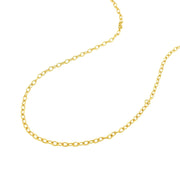 Bids.com 2.5mm 14k Yellow Gold Pendant Chain with Textured Links Necklaces White Smoke 16 / Yellow Gold,18 / Yellow Gold,20 / Yellow Gold,24 / Yellow Gold