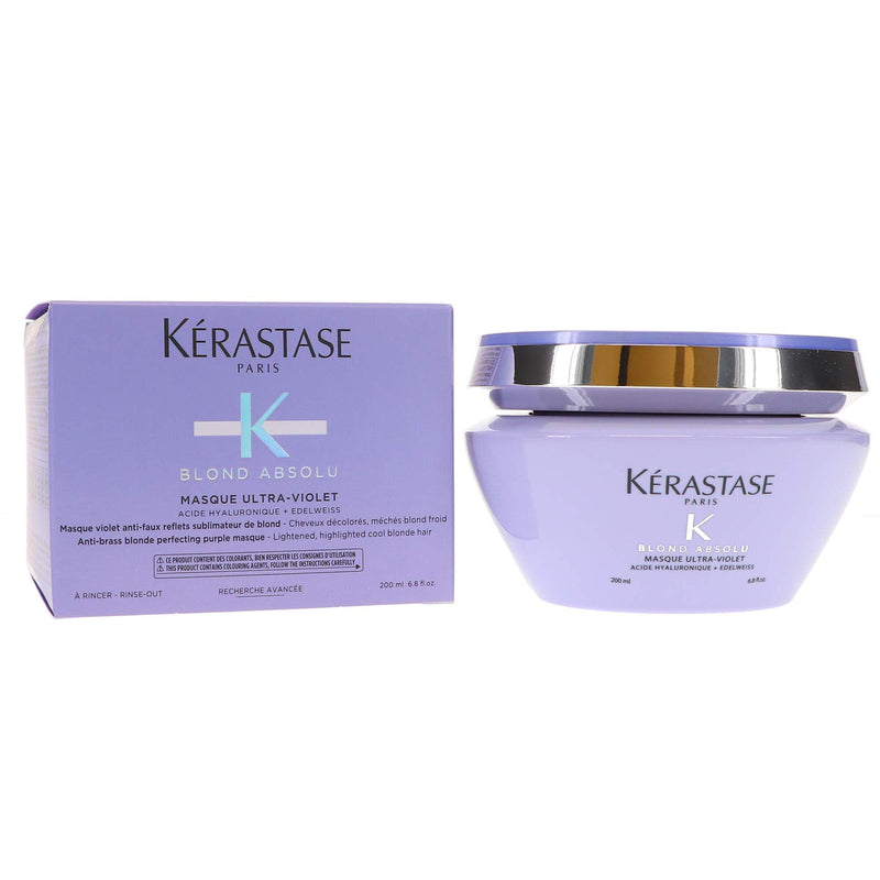 Kerastase Kerastase Blond Absolu Masque Ultra Violet 6.8 Oz Unisex Masks Dark Gray