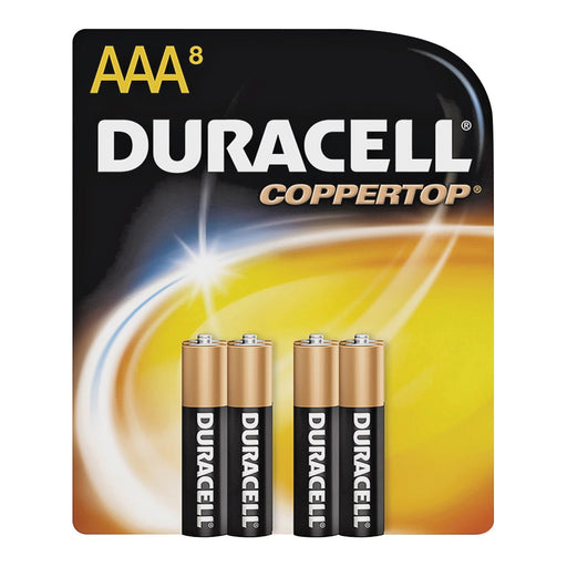 Duracell Duracell Power Boost CopperTop Alkaline AAA Batteries Batteries Black