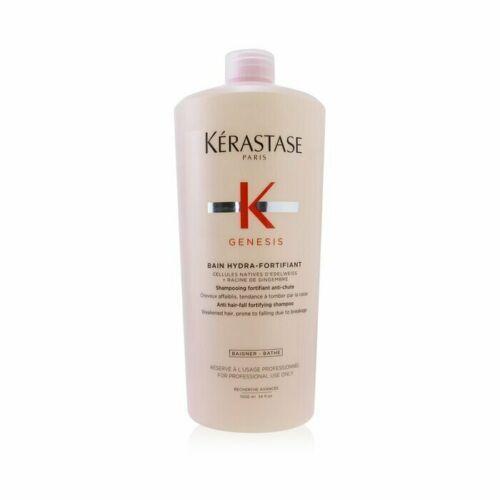 Kerastase Kerastase Genesis Bain Hydra-Fortifiant Shampoo For Normal To Oily Hair 1000ml/34oz Shampoo Gray