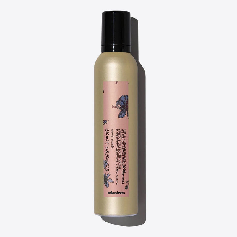 Davines Davines This Is A Volume Boosting Mousse 8.3 Oz Hair Bun & Volume Shapers Rosy Brown