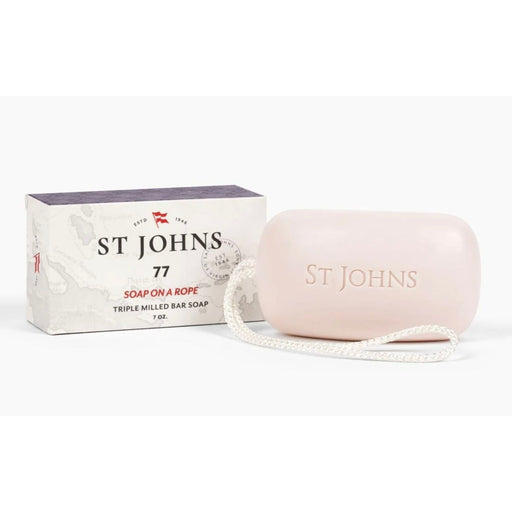 St Johns Fragrance Co LLC™ 77 Soap On a Rope Rope Bar Beige