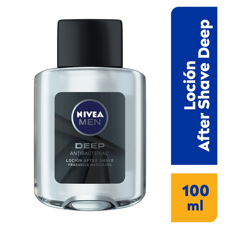 Nivea Nivea Men Deep Comforting Post Shave Lotion 3.3 Oz Health & Beauty White Smoke