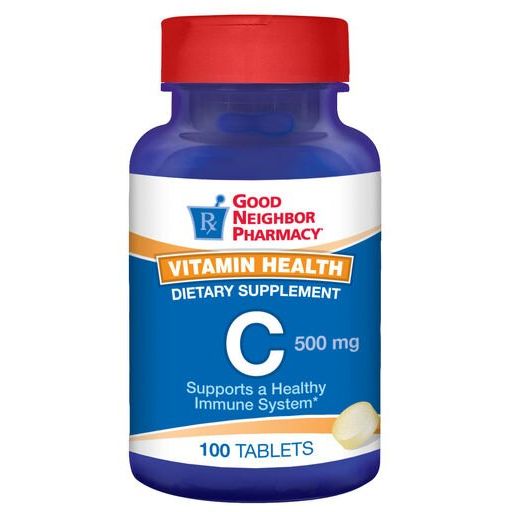 21st Century 21st Century GNP Vitamin C 500mg Supplement 100 / 500 Tablets Vitamins & Supplements White Smoke