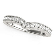 Bids.com 14k White Gold Bead Border Curved Diamond Wedding Band (1/4 cttw) Rings White Smoke 3 / White Gold,3.5 / White Gold,4 / White Gold,4.5 / White Gold,5 / White Gold,5.5 / White Gold,6 / White Gold,6.5 / White Gold,7 / White Gold,7.5 / White Gold,8 / White Gold,8.5 / White Gold,9 / White Gold