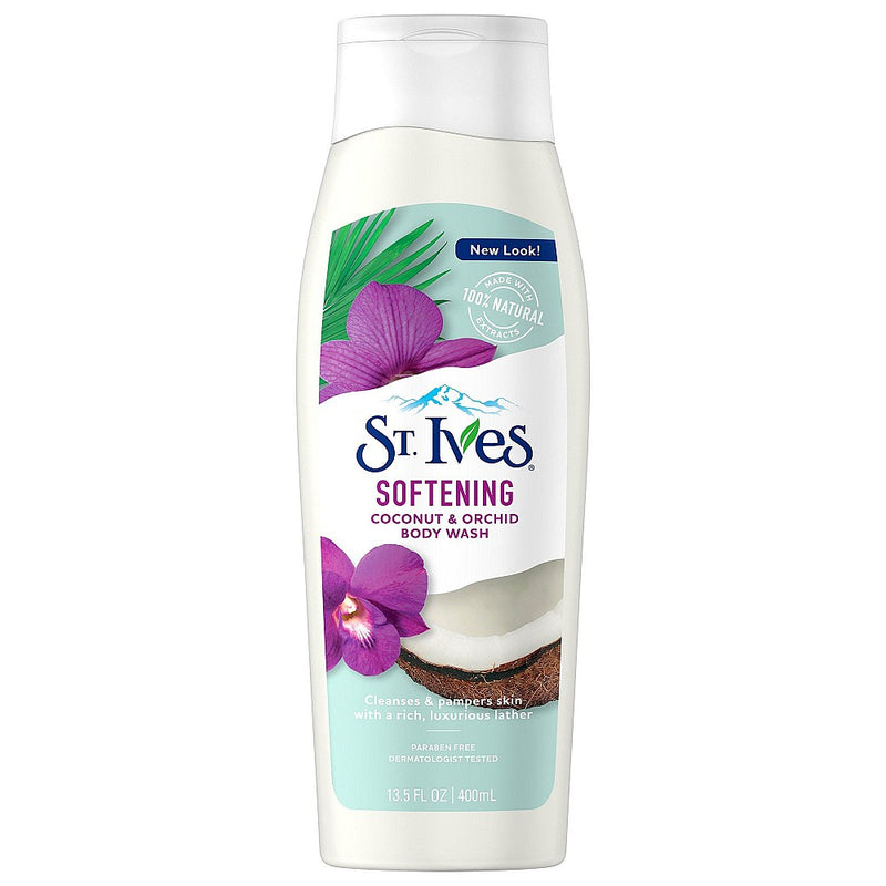 St. Ives St. Ives Softening Body Wash Coconut And Orchid, 13.5 Oz Body Wash White Smoke