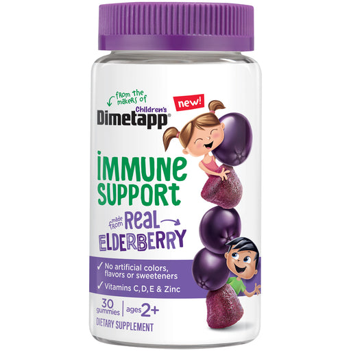 Dimetapp Dimetapp Immune Support, Elderberry, Children's, Gummies Personal Care White Smoke