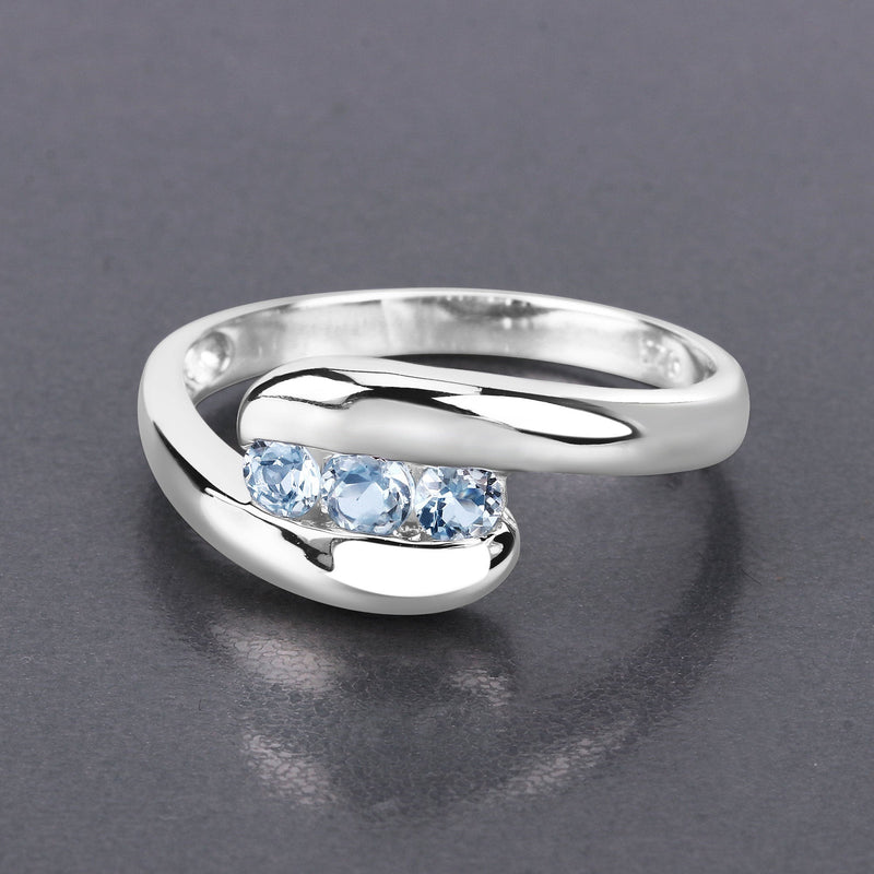 Bids.com 0.74 Carat Genuine Blue Topaz .925 Sterling Silver Ring Rings Dim Gray size 11.00,size 12.00,size 13.00,size 14.00,size 6.00,size 7.00,size 8.00,size 9.00,size 5.00,size 12.50