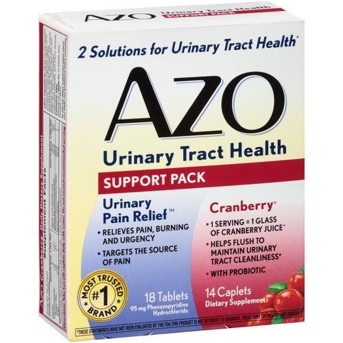 Azo Azo Urinary Tract Health, Support Pack, 18 Tablets, 14 Caplets Health & Beauty Lavender