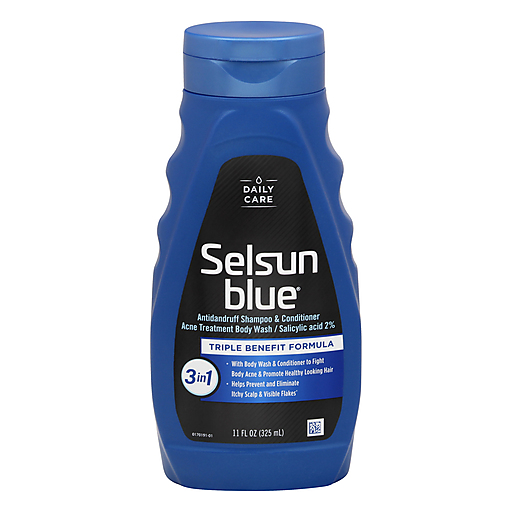 Selsun Blue Selsun Blue Body Wash/Shampoo/Conditioner, 3 In One Shampoo & Conditioner White Smoke
