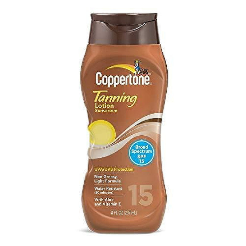 Coppertone Coppertone Sunscreen, Lotion, Tanning, Defend & Glow, Broad Spectrum SPF 15 Lotion & Moisturizer White Smoke