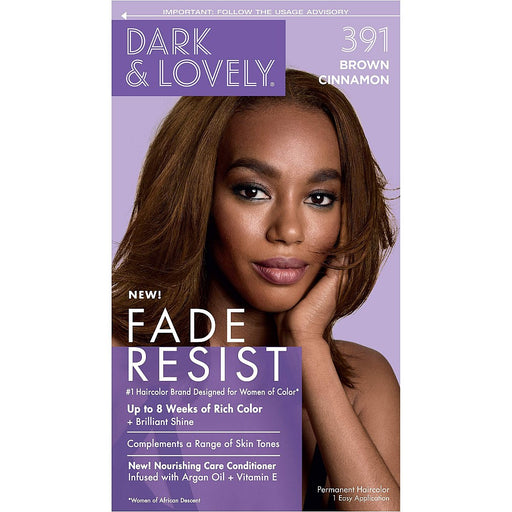 Dark & Lovely Dark and Lovely SoftSheen-Carson Fade Resist Rich Conditioning Hair Color, Brown Cinnamon, 1 Kit Hair Color Light Slate Gray Default Title