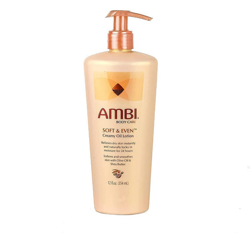 Ambi Ambi Soft & Even Creamy Oil Lotion - 12 Oz Lotion & Moisturizer White Smoke