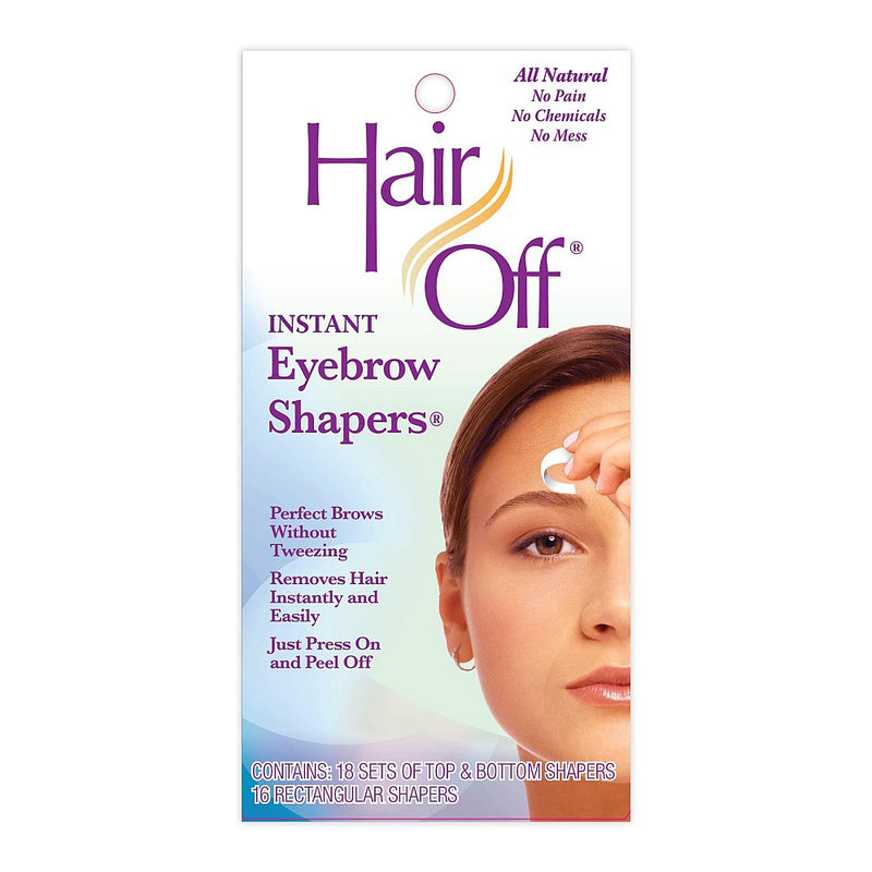 Hair Off Hair Off Eyebrow Shapers, Instant Shapers White Smoke