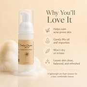 Timeless Organics Skin Care Foaming Acne Cleanser Cleanser Bisque