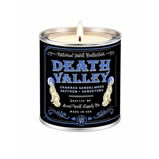 Good & Well Supply Co Death Valley National Park Candle Candles Tan Half Pint / 8oz / Cotton Wick,Pint / 14oz / Cotton Wick