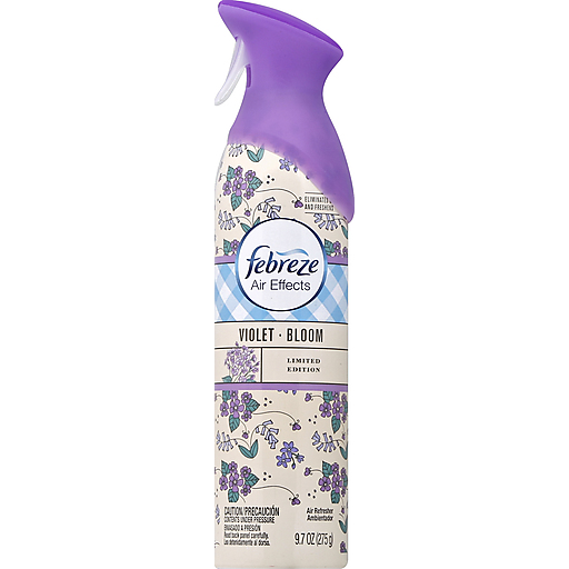 Febreze Febreze Air Effects Violet Bloom Air Refresher 9.7 Oz. Aerosol Can Trash Cans & Wastebaskets White Smoke