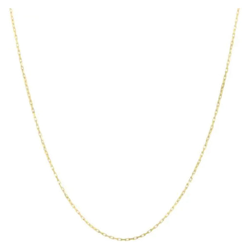 Bids.com 14k Yellow Gold French Cable Chain (1.30 mm) Necklaces White Smoke 18 / Yellow Gold