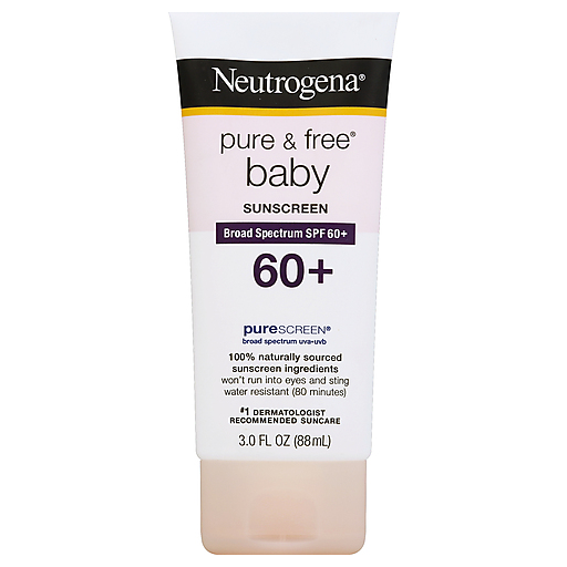 Neutrogena Neutrogena Pure & Free Baby Sunscreen Lotion Broad Spectrum - SPF 60 - 3 Fl Oz Lotion & Moisturizer Lavender