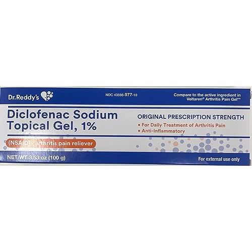 Dr. Reddy's Dr. Reddy's Diclofenac Sodium Tropical Gel, 1%, Arthrithis Pain Reliever (100 Grams) Gray