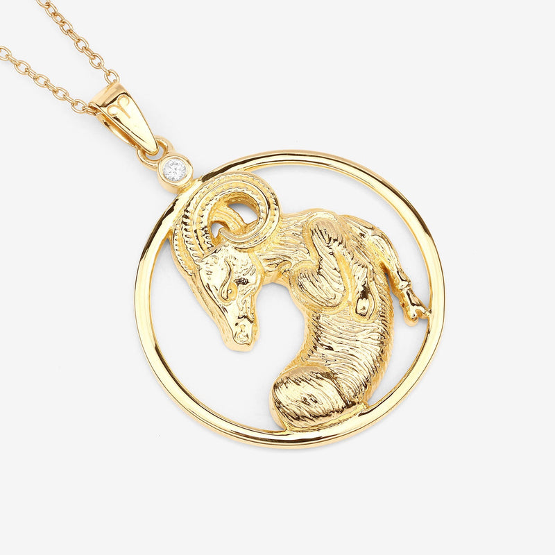 Bids.com 0.03 Carat Genuine White Diamond .925 Sterling Silver Pendant Pendants White Smoke