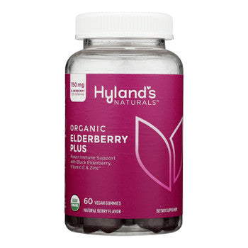 Hyland's Hyland's Naturals Organic  150 Mg Elderberry Plus 60Ct Vitamins & Supplements Maroon