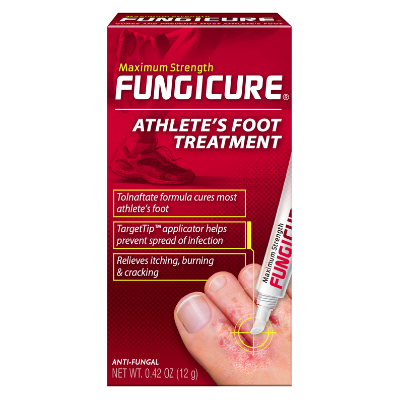 FungiCure FungiCure Anti Fungal Treatment, Athlete's Foot, Maximum Strength, Cream 0.42 Oz Personal Care Firebrick