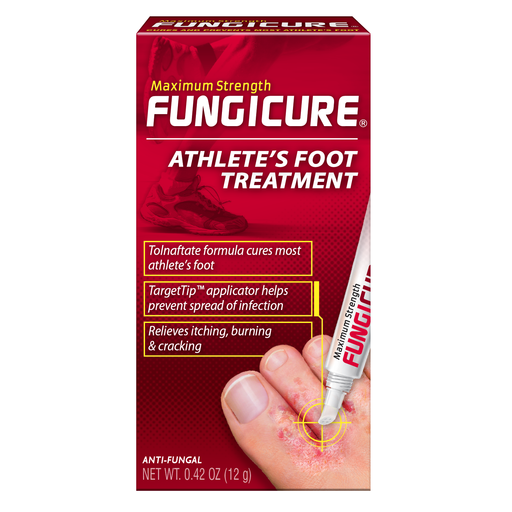 FungiCure FungiCure Anti Fungal Treatment, Athlete's Foot, Maximum Strength, Cream 0.42 Oz Personal Care Firebrick
