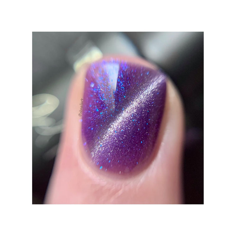 UberChic Beauty Galactic Night - Cats Eye Iridescent Gel Polish Gel Polish Dark Gray