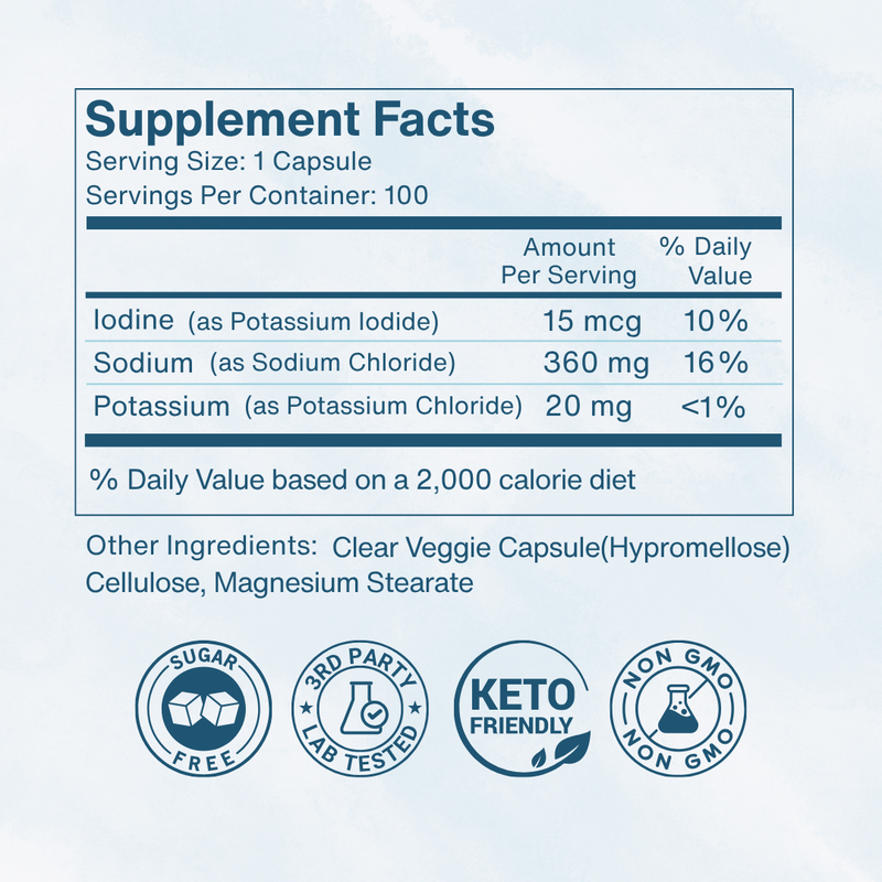 Health By Principle Complete Electrolyte Capsules - Case of 12 Bottles Supplement Lavender