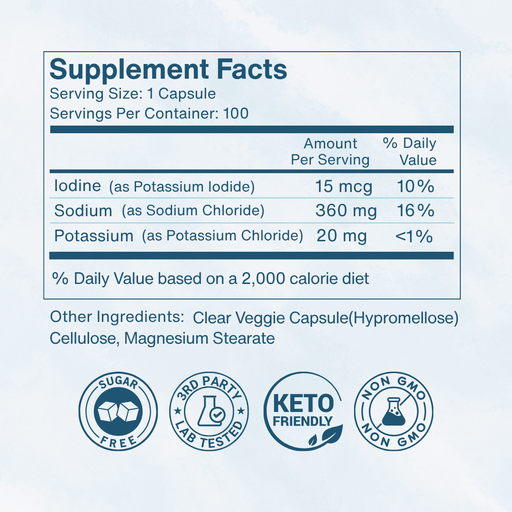 Health By Principle Complete Electrolyte Capsules - Case of 12 Bottles Supplement Lavender