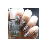 UberChic Beauty Furry Best Friends Stamping Plate Dim Gray