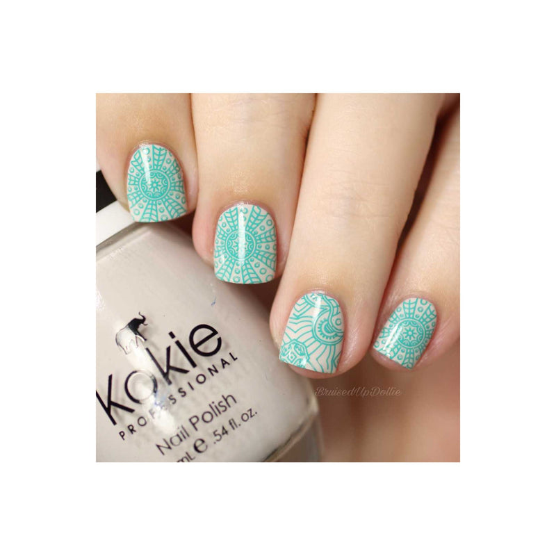 UberChic Beauty Collection 17 Stamping Plate Gray