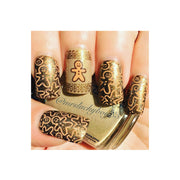 UberChic Beauty Holiday Spirit, (Christmas-01) Stamping Plate Tan