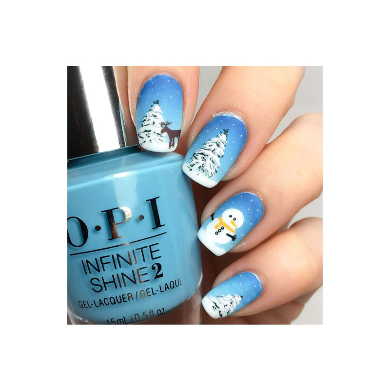 UberChic Beauty Holiday Jingle, (Christmas-03) Stamping Plate Gray